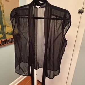 La Perla Black Sheer Top